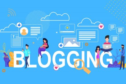 Vector Banner Blogging